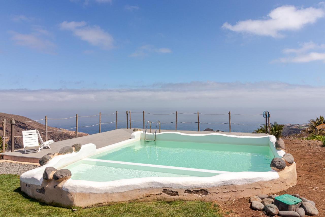 Santa Maria de Guia de Gran CanariaFlatguest Charming House + Pool + Terrace + Views别墅 外观 照片