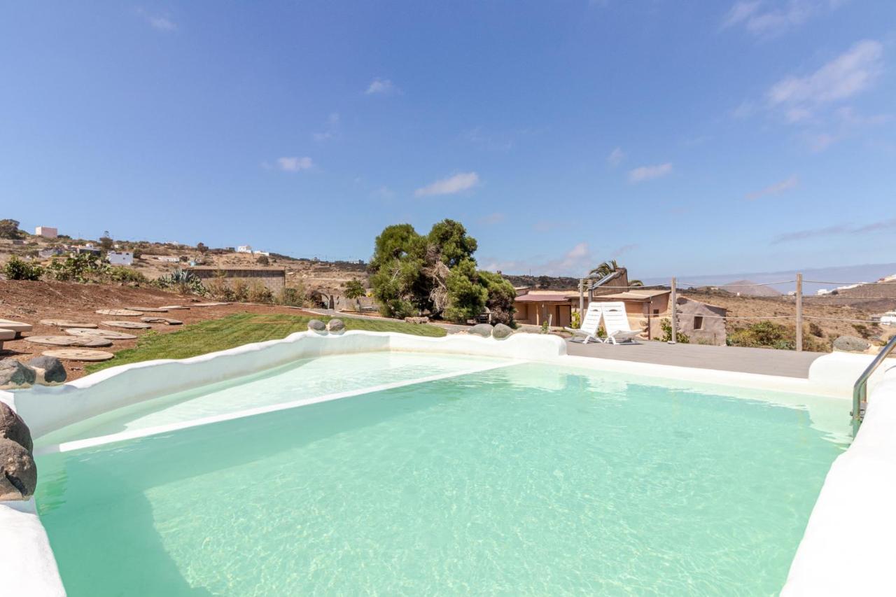 Santa Maria de Guia de Gran CanariaFlatguest Charming House + Pool + Terrace + Views别墅 外观 照片