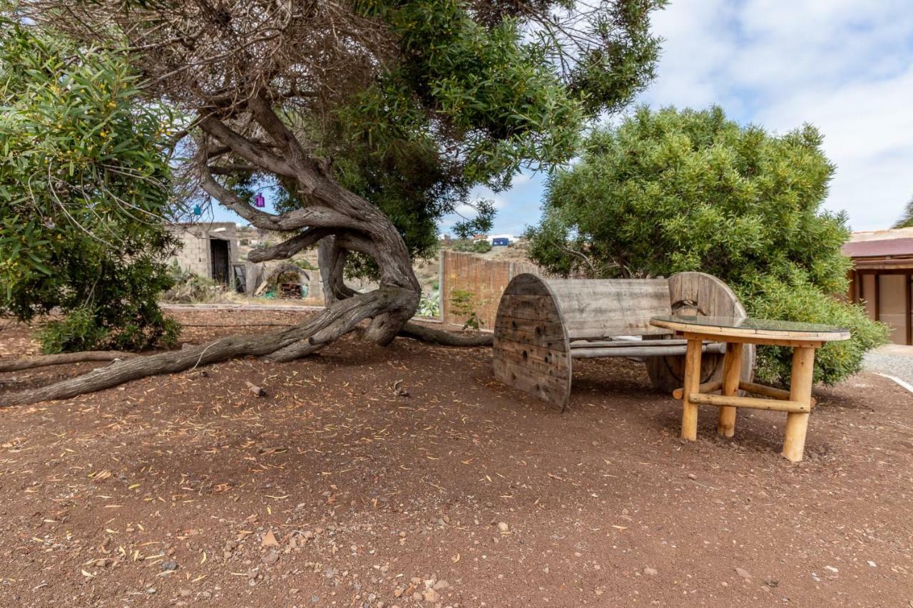 Santa Maria de Guia de Gran CanariaFlatguest Charming House + Pool + Terrace + Views别墅 外观 照片